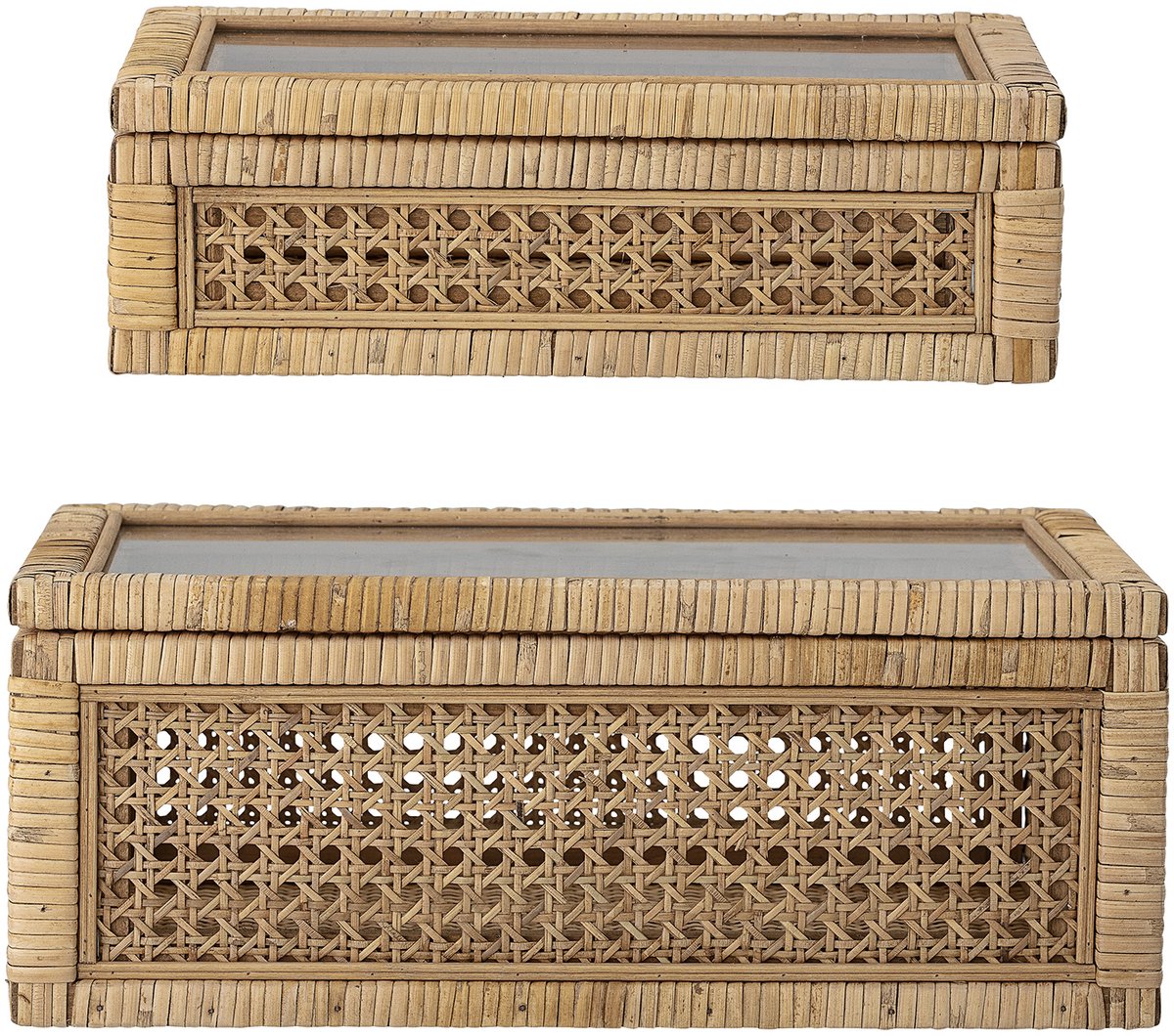 Bloomingville Caja Box (pack de 2) Natural