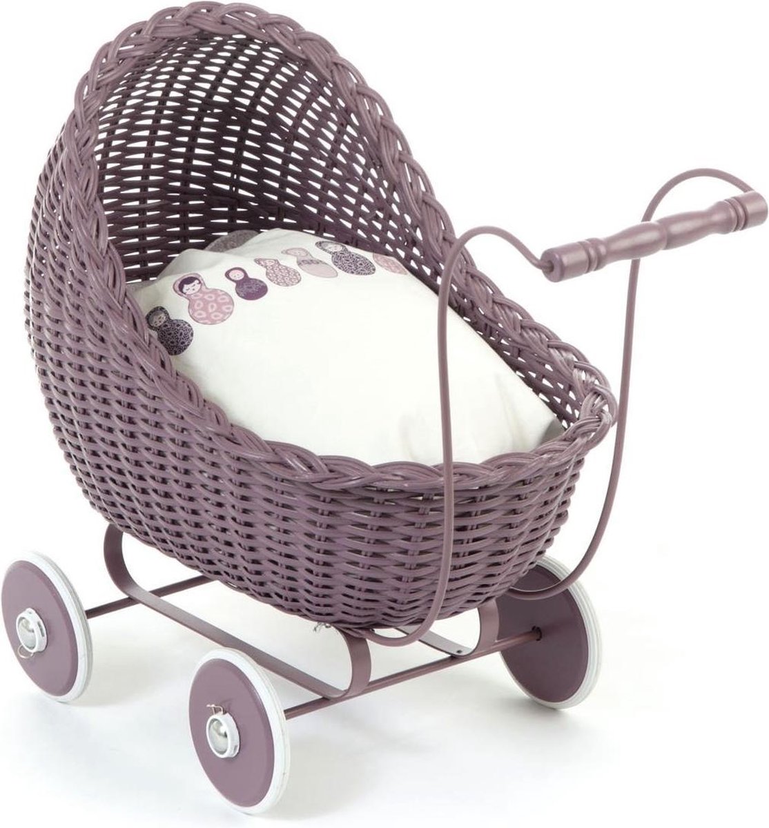 Smallstuff - Doll Stroller - Dark Rose