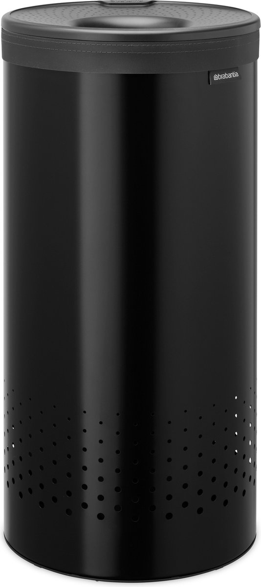 Brabantia Cesto per la biancheria Brabantia con coperchio in plastica 35 L Nero opaco