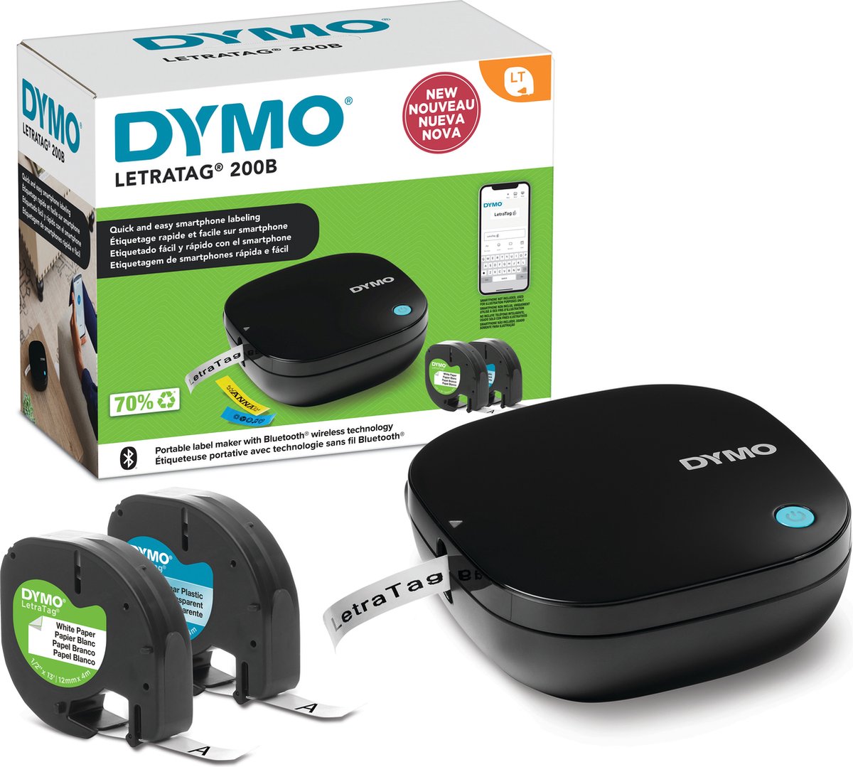 DYMO LetraTag® 200 etiketmaskine valuepack
