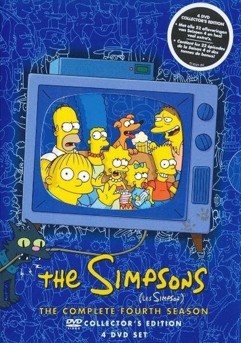 Les Simpson : L'Intégrale Saison 4 - Édition 4 DVD
