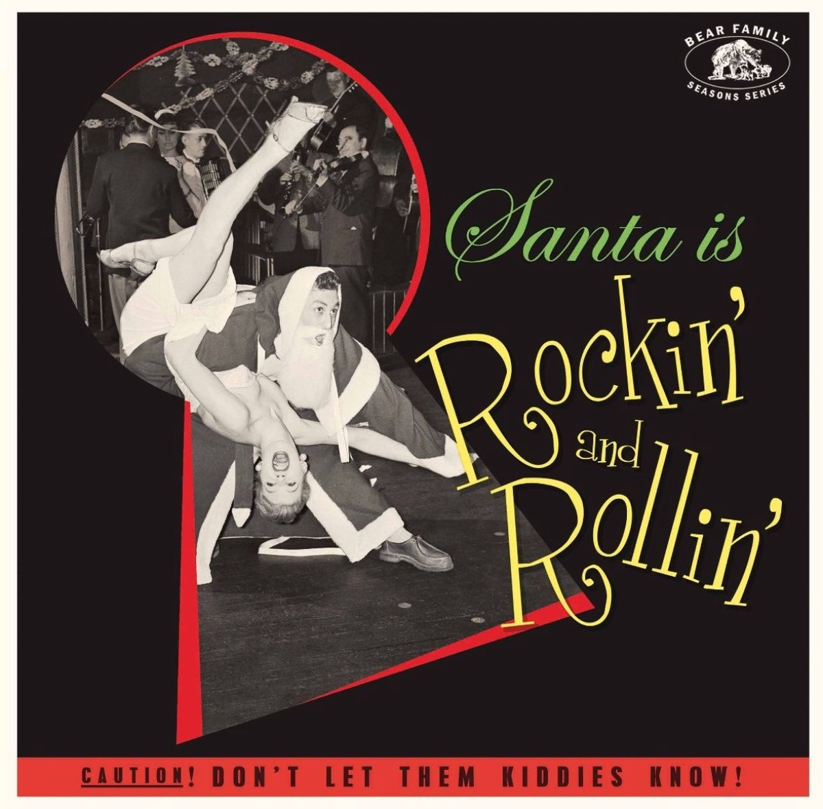 Christmas ...Santa Is Rockin' And Rollin' (LP, Red Vinyl)