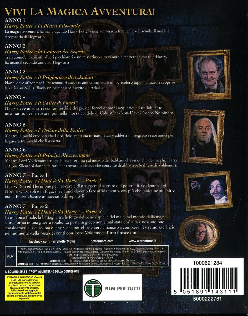 COFBR HARRY POTTER 1-7NEW