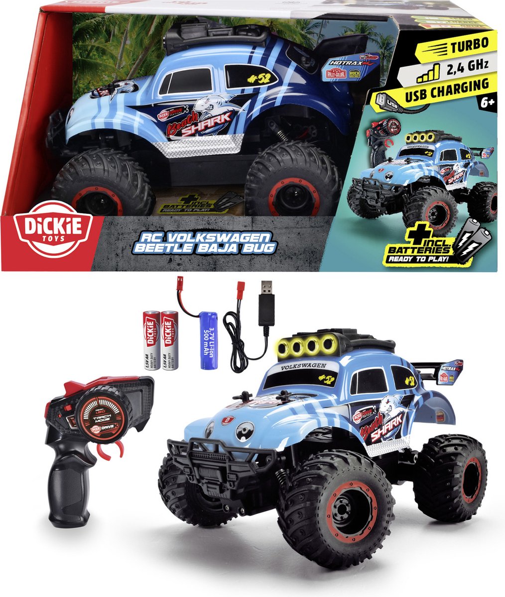 Dickie Radiostyret Bil Volkswagen Beetle Baja Bug
