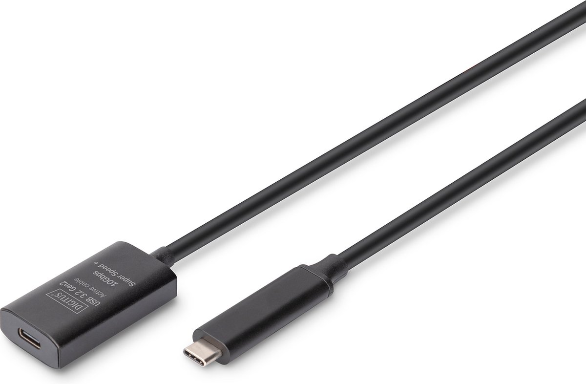 DIGITUS - USB extension cable - 24 pin USB-C to 24 pin USB-C - 5 m