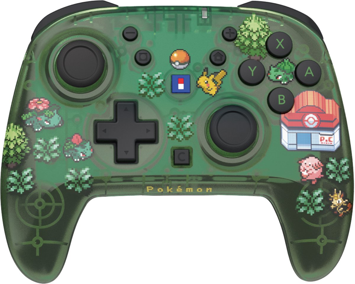 HORI PAD Turbo Wireless Controller - Pokémon Pixel Green - Wireless Controller - Nintendo Switch 2