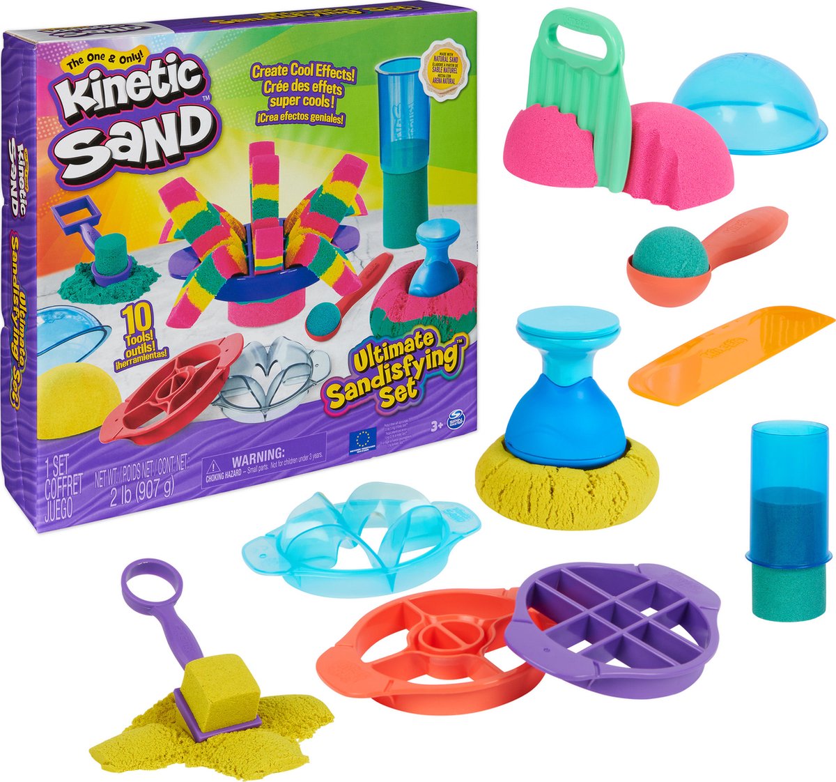 Kinetic Sand Ultimativt Sandisfying-sæt
