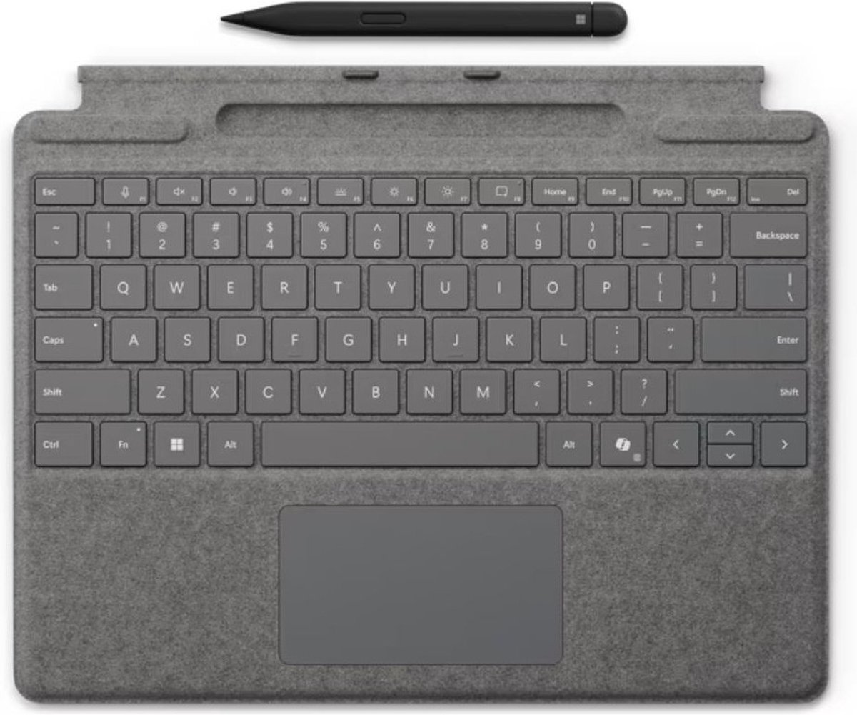 Microsoft Surface Pro Signature - Tastatur - Tysk - Grå