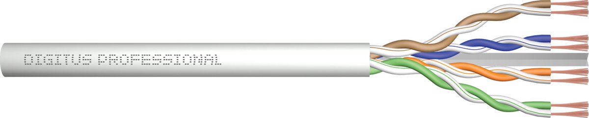 DIGITUS CAT 6 U-UTP Patch Cable - 100m - Grå - 100m