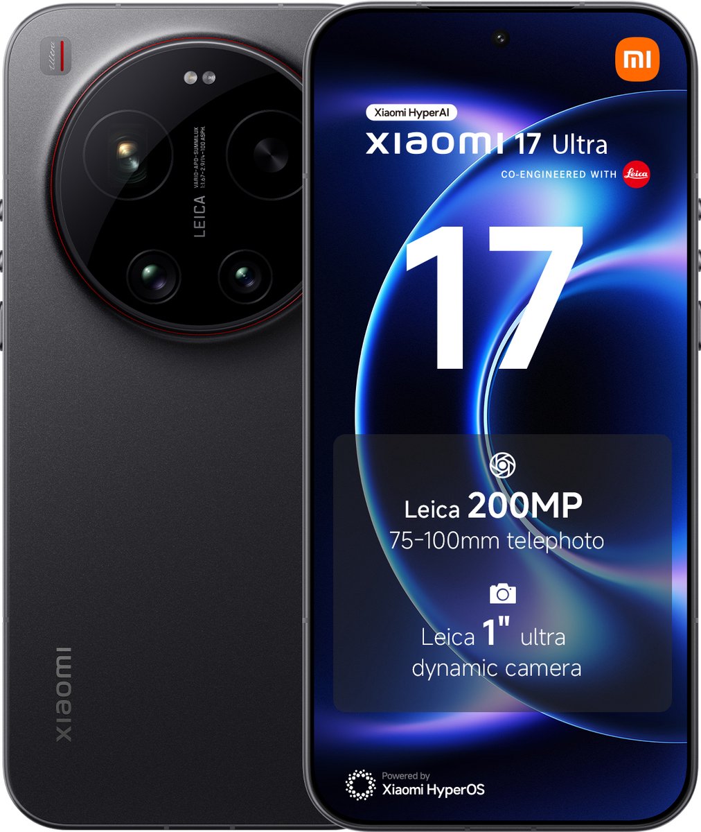 Xiaomi 17 Ultra 512GB/16GB - Sort