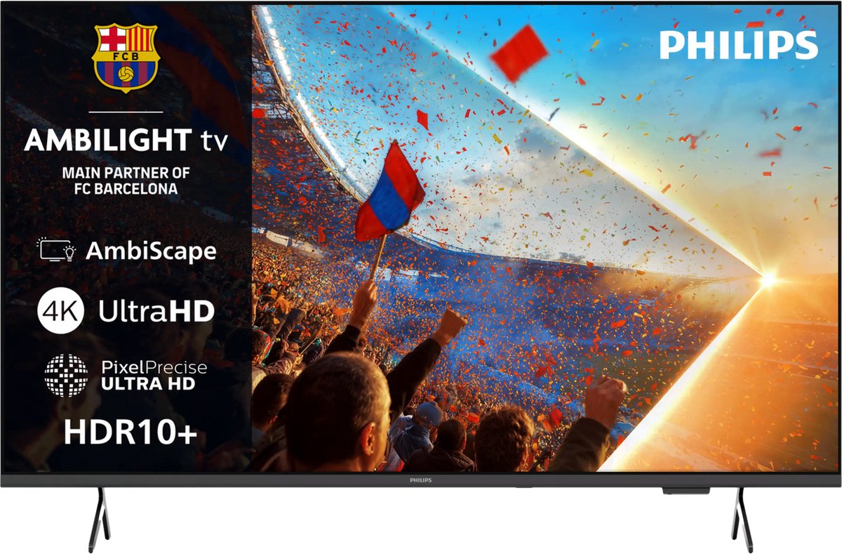 Philips 43" Fladskærms TV LED 4K HDR 10+ 43PUS8001/12 Ambilight