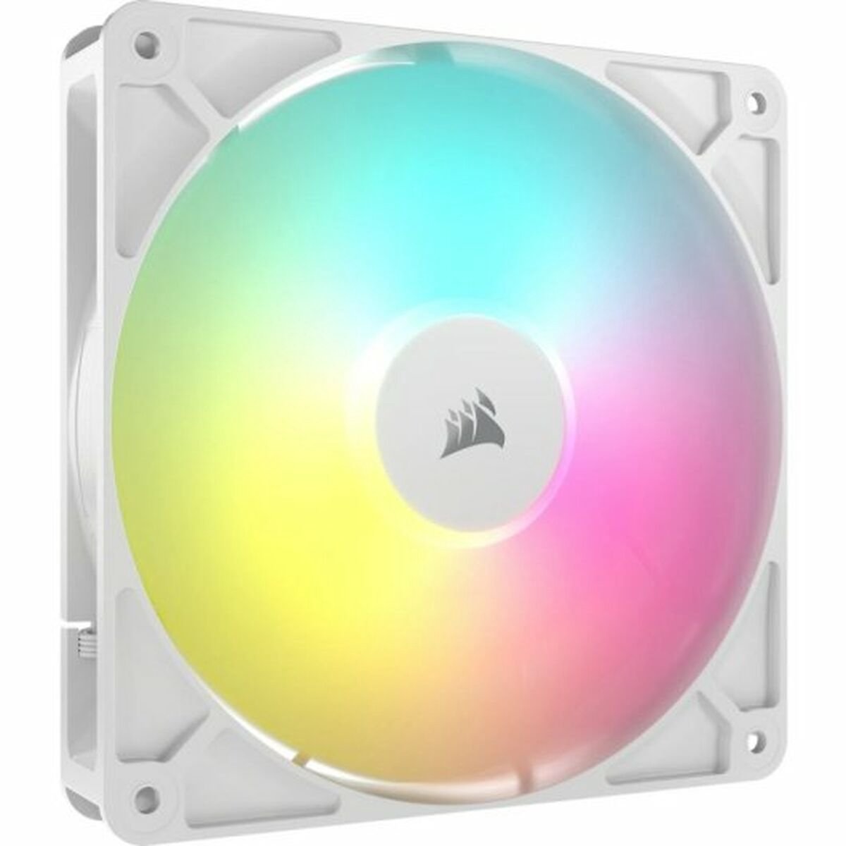 Corsair RS140 ARGB - Kabinet køler - 140mm - Hvid med RGB LED lys - 36 dBA