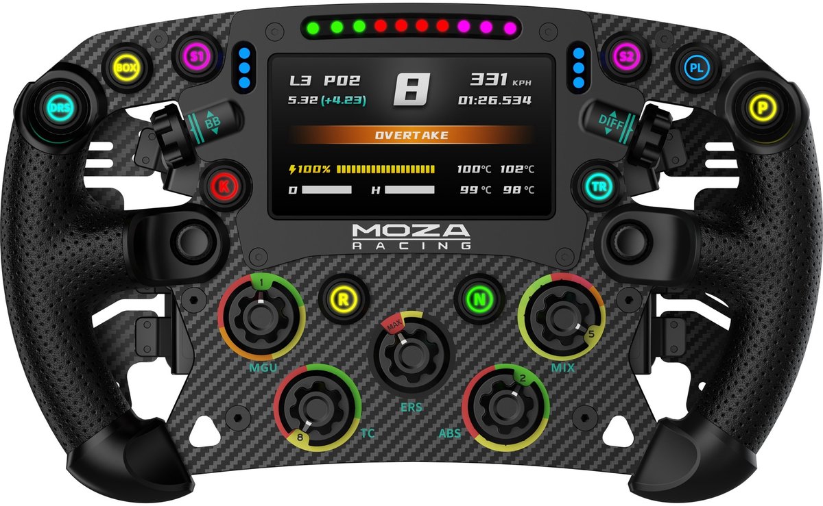 Moza Racing FSR2 Formula Wheel - Wired Controller - PC