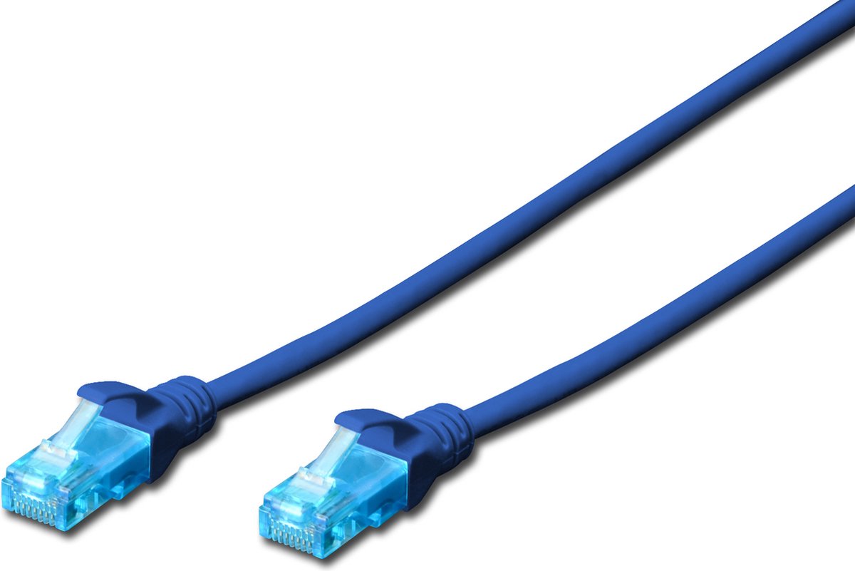 DIGITUS Ecoline patch cable - 2 m - blue - Blå - 2m