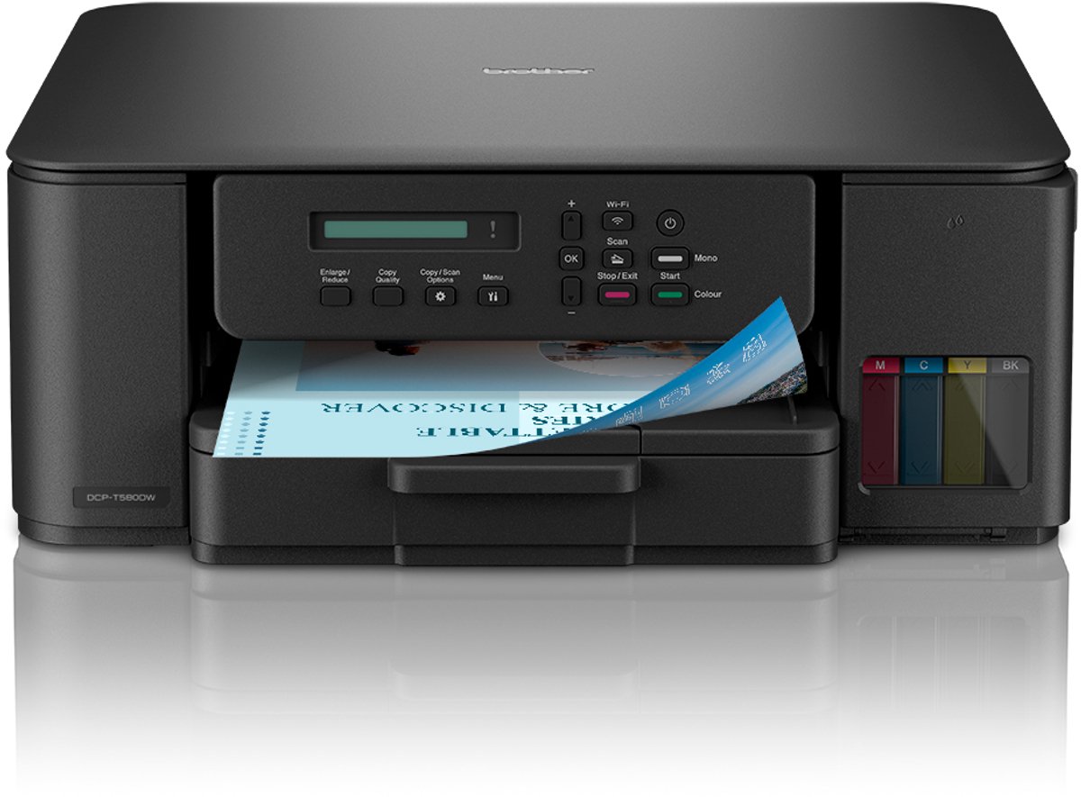 Brother DCP-T580DW alt-i-Tn Ink Tank-printer Multifunktion - Farve - Blæk