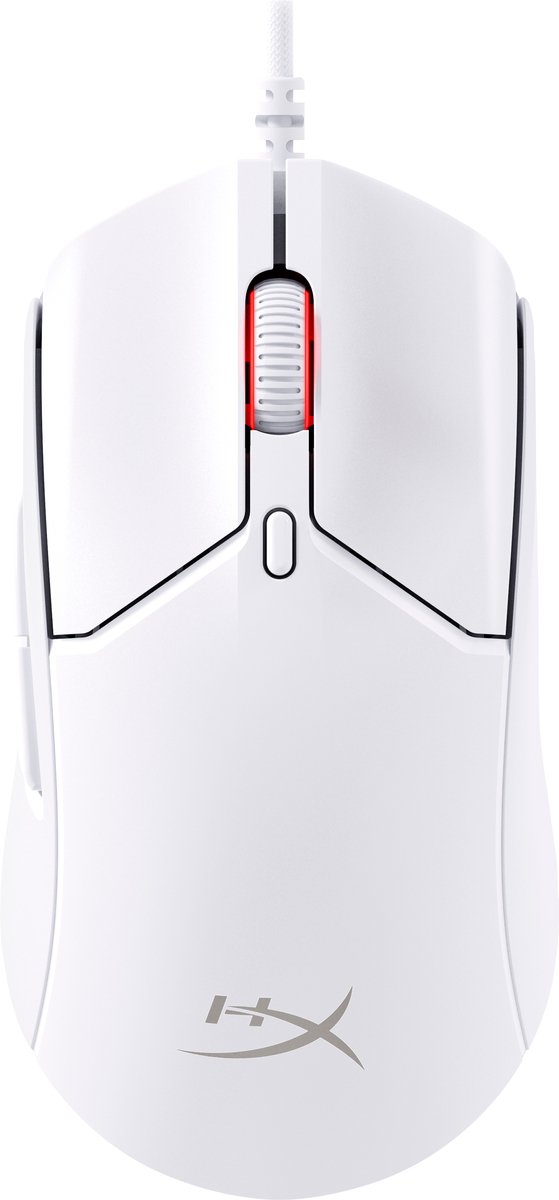 HyperX Pulsefire Haste 2 - White - Gaming Mus - Optisk - 6 knapper - Hvid