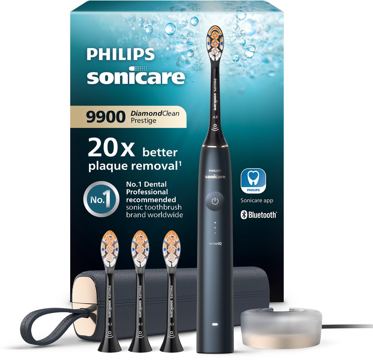 Philips Eltandbørste Sonicare DiamondClean Prestige 9900 HX9992/45