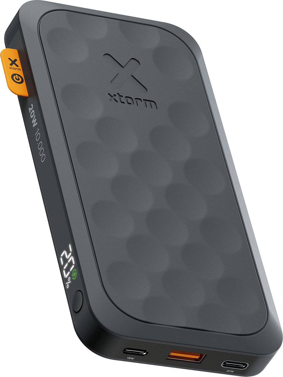 Xtorm Power Bank USB-C PD 20W 10.000mAh/2xUSB-C Sort - 10000 mAh