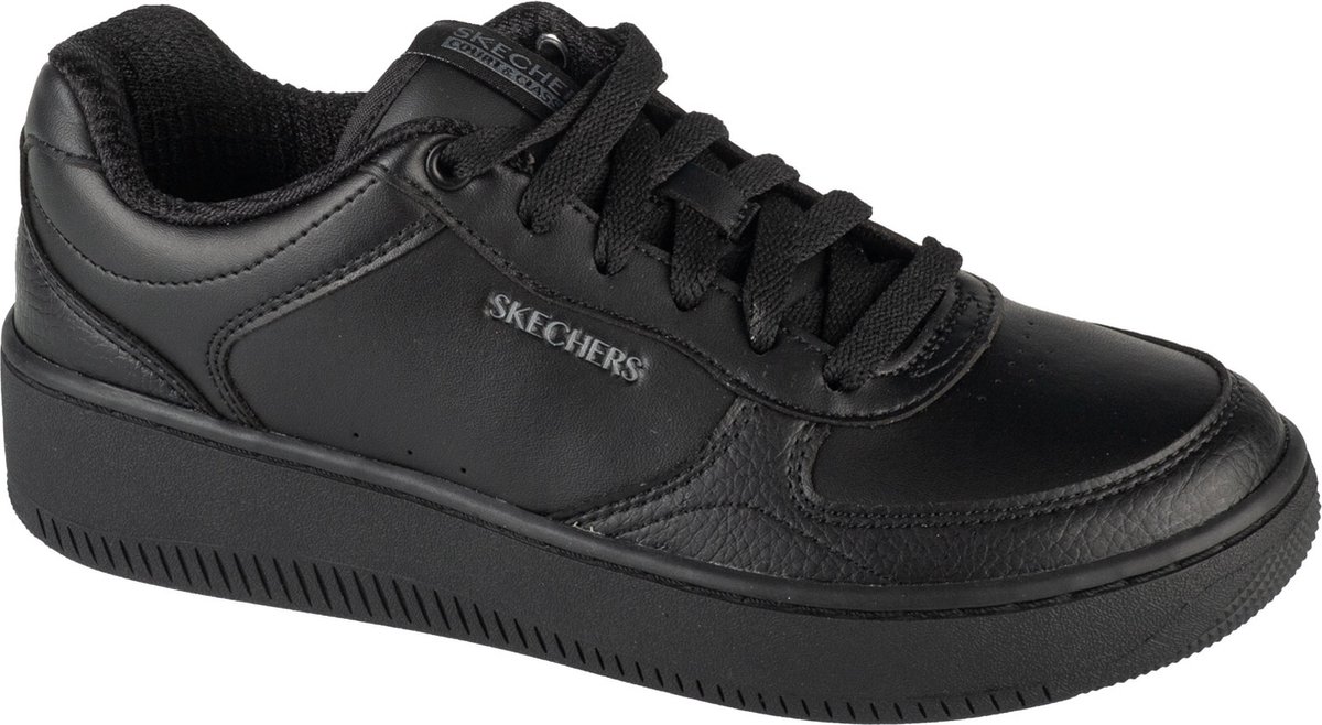 Skechers Sport Court 2.0 - Core Essential, Damen schwarze Plimsolls 39 schwarz