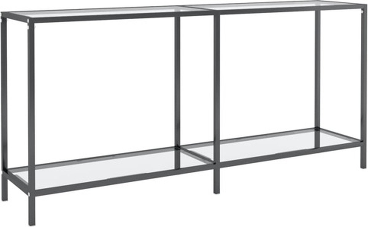 Vidaxl Konsolentisch, Transparent, 160X35X75,5Cm, Gehärtetes Glas