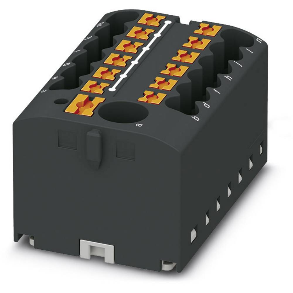 Phoenix Contact 3273366 Distributore 40.6 mm A molla Nero 8 pz. Pezzo