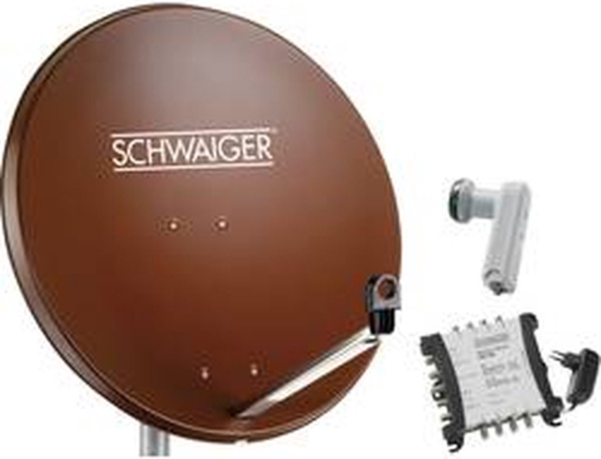 Schwaiger SPI9962SET6 Sistema SAT senza ricevitore Numero utenti: 8 80 cm