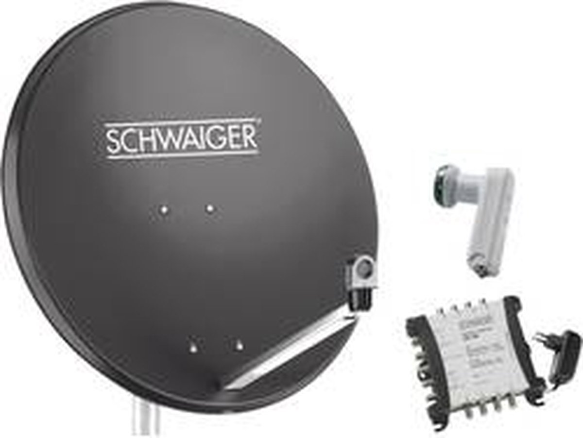 Schwaiger SPI9961SET6 Sistema SAT senza ricevitore Numero utenti: 8 80 cm