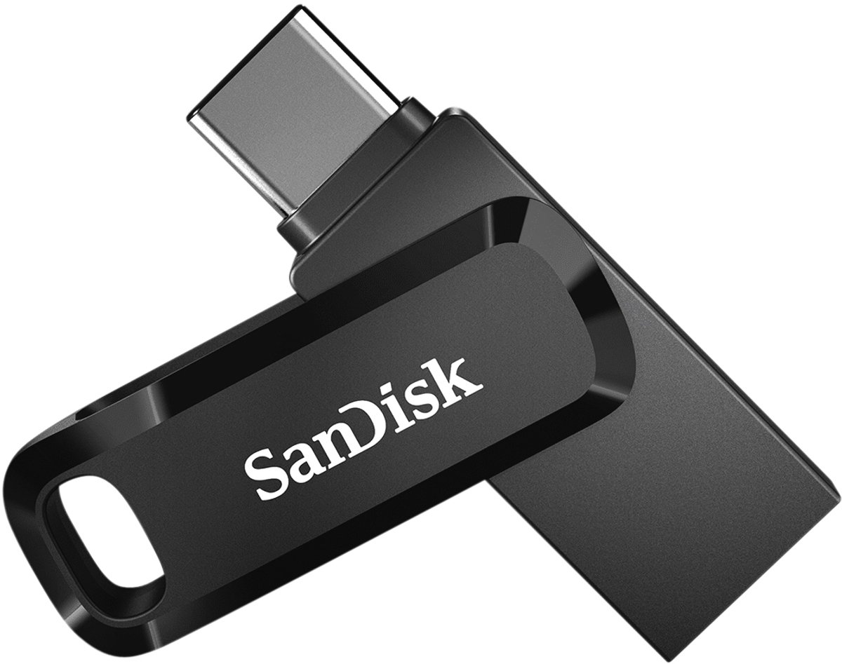 SanDisk Ultra Dual Drive Go Memoria ausiliaria USB per Smartphone e Tablet Nero 256 GB USB 3.2 (Gen 1x1), USB-C®