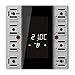 Jung LS5292D1ST KNX - Módulo de controlador de habitación (2 enchufes F 50 serie LS