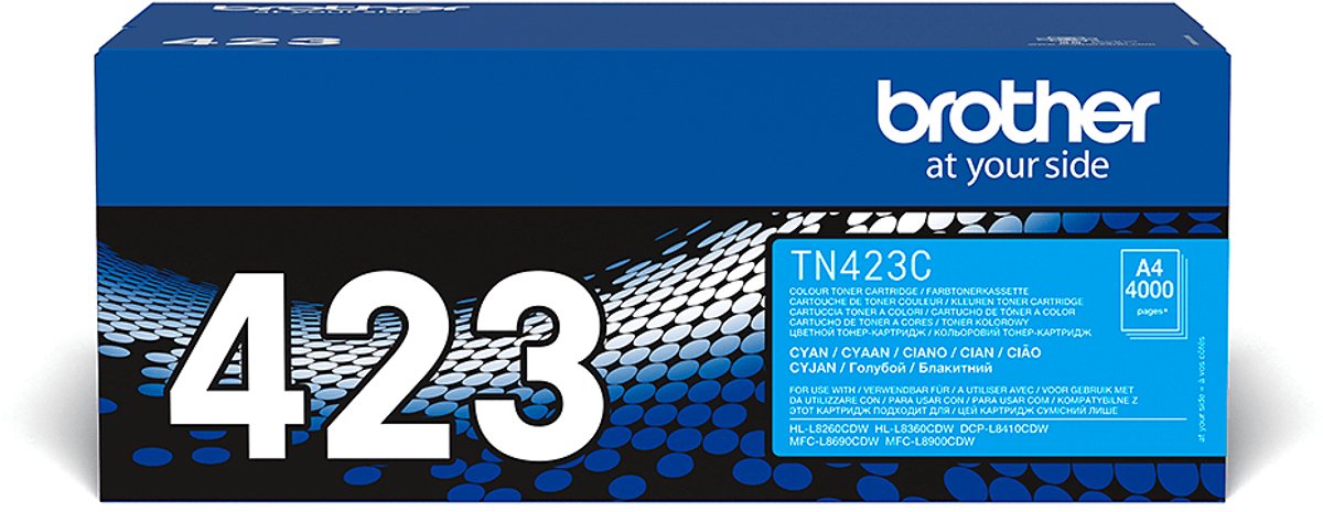 Brother TN-423C cartucho de tóner 1 pieza(s) Original Cian