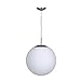 Colgante global 1xe27 al.reg.xd.25cm niquel/blanco