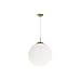 Colgante global 1xe27 al.reg.xd.35cm oro/blanco
