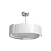 Colgante oslo 8xe27 al.reg.xd.93cm blanco/cromo