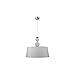 Colgante Mediano Kegan Cristal 1xe27 Cromo Regx40d
