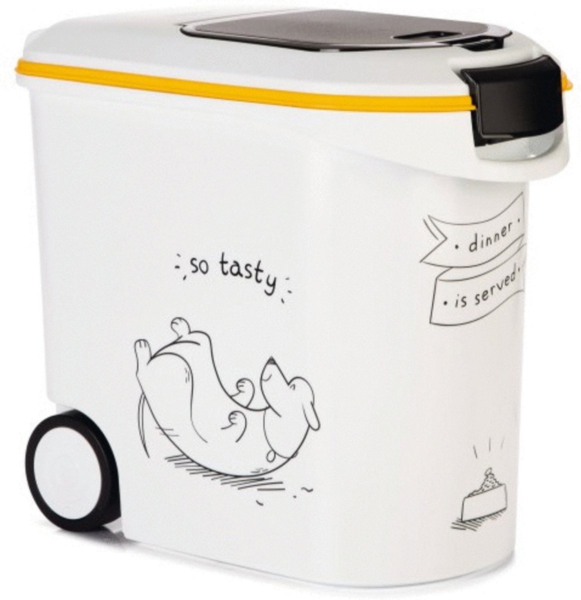 Contenedor de pienso Curver siluetas caninas - hasta 12 kg