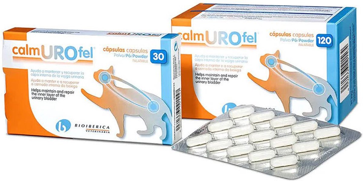 Calmurofel para gatos - 120 comprimidos