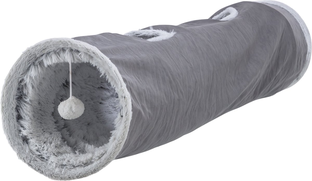 Túnel de juego Trixie Harvey para gatos - 27 x 116 cm (Diám x L)
