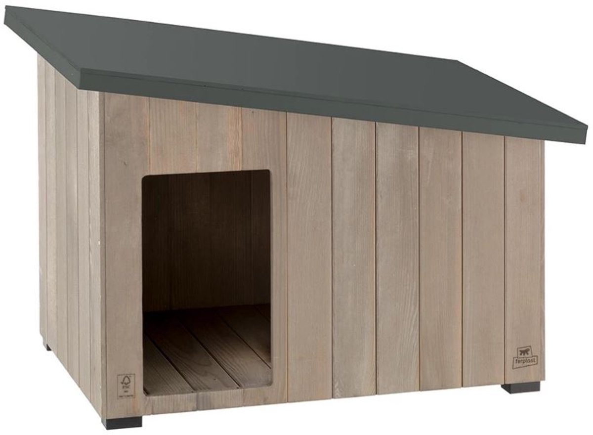 Caseta Ferplast Argo para perros - Tamaño 100: 114,5 x 73 x 81 cm (An x P x Al)