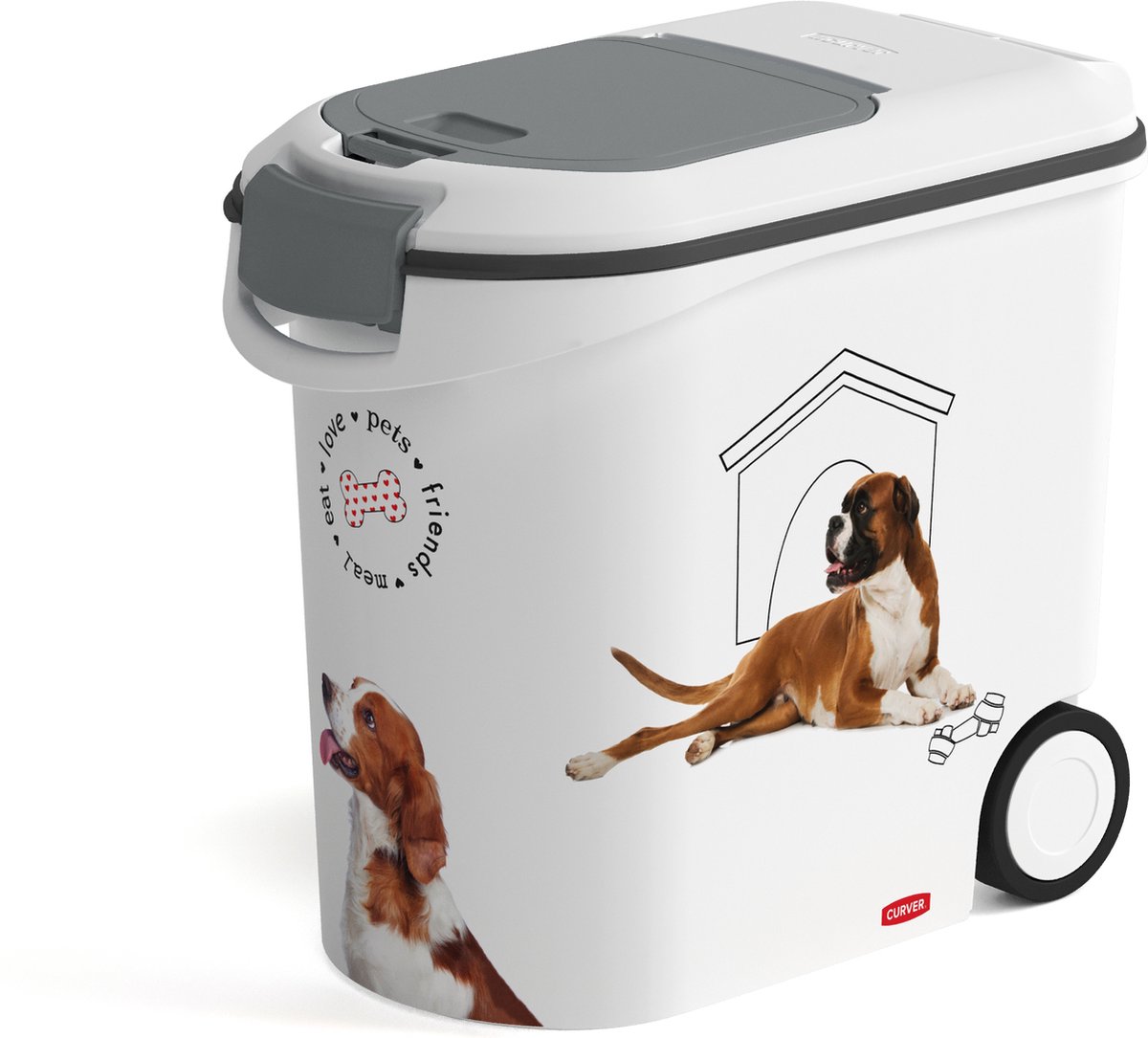 Contenedor de pienso Curver para perros - Agility: hasta 12 kg (35 litros)