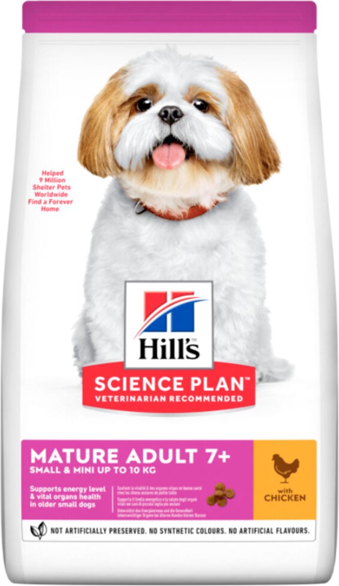 Hill's Science Plan Mature Adult 7+ Small & Mini con pollo - 2 x 6 kg - Pack Ahorro