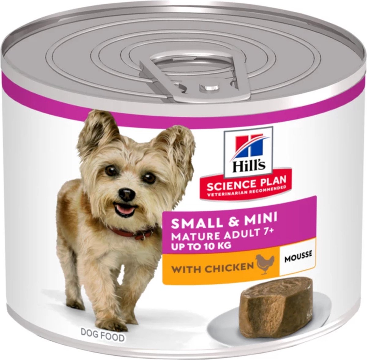 Hill's Science Plan Mature Small & Mini Mousse - Pollo (24 x 200g)