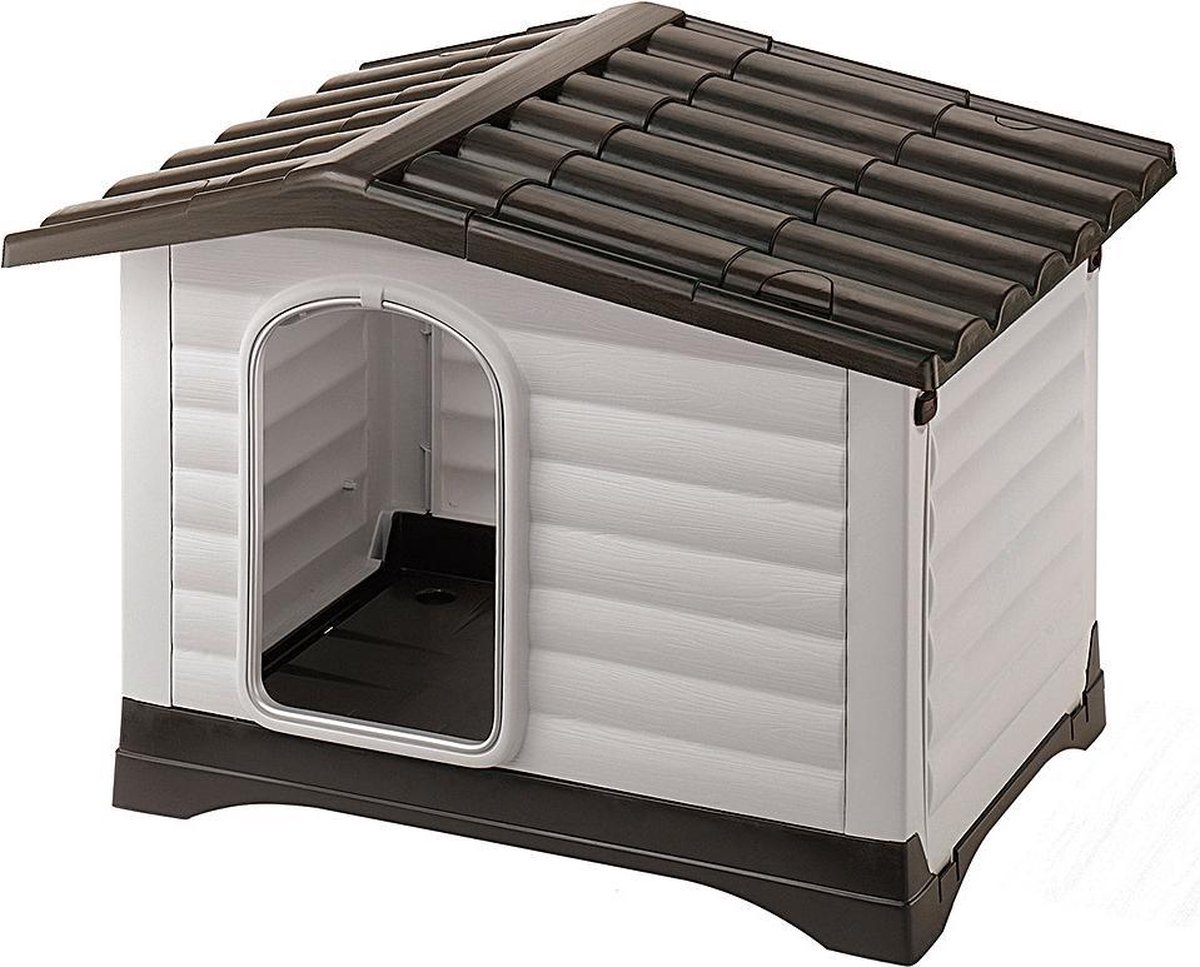Caseta de plástico Ferplast Dogvilla para perros - L: 111 x 84 x 79 cm (L x An x Al)