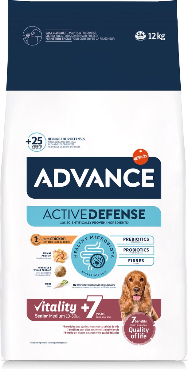 Advance Medium Senior - 2 x 12 kg - Pack Ahorro