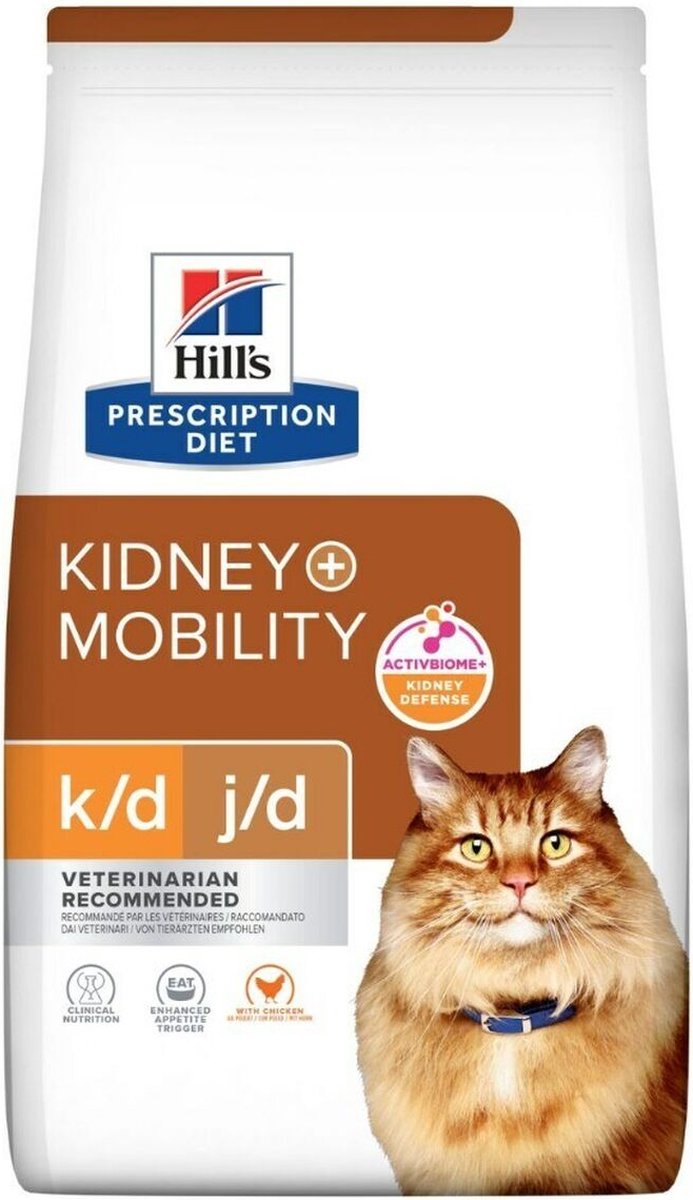 Hill's Prescription Diet pienso para gatos - Pack Ahorro - k/d + Mobility 3 x 3 kg