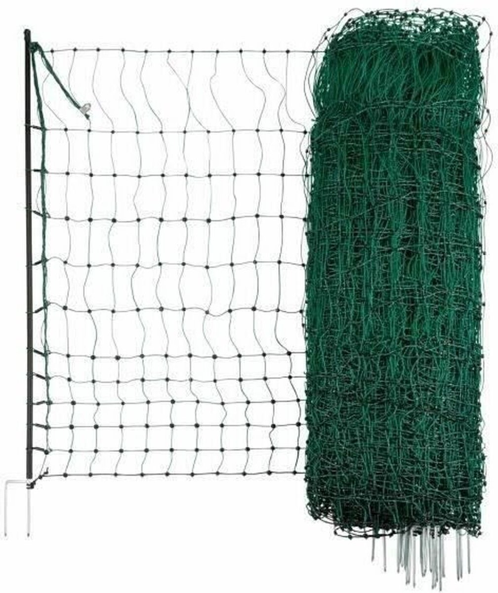 Red avícola Kerbl de doble punta sin electricidad - 25 m x 106 cm (L x An)