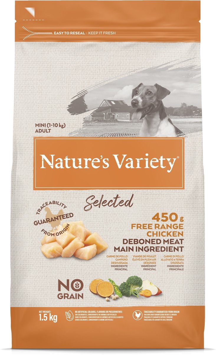 Nature's Variety No Grain Adult Mini pollo campero - 3 x 1,5 kg