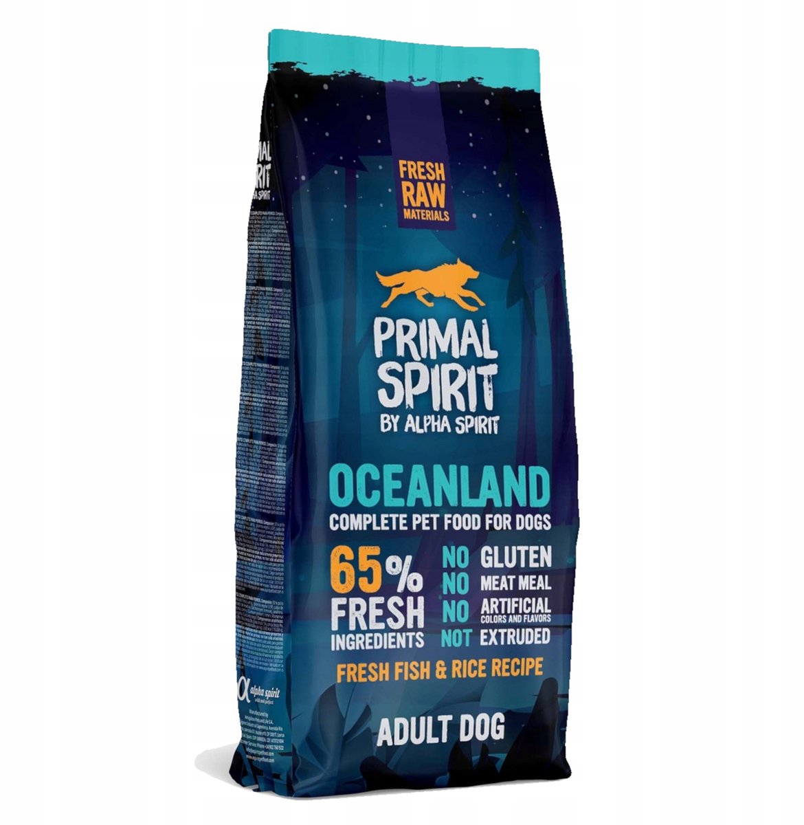 Primal Spirit 65 % Oceanland pienso para perros - 2 x 12 kg - Pack Ahorro