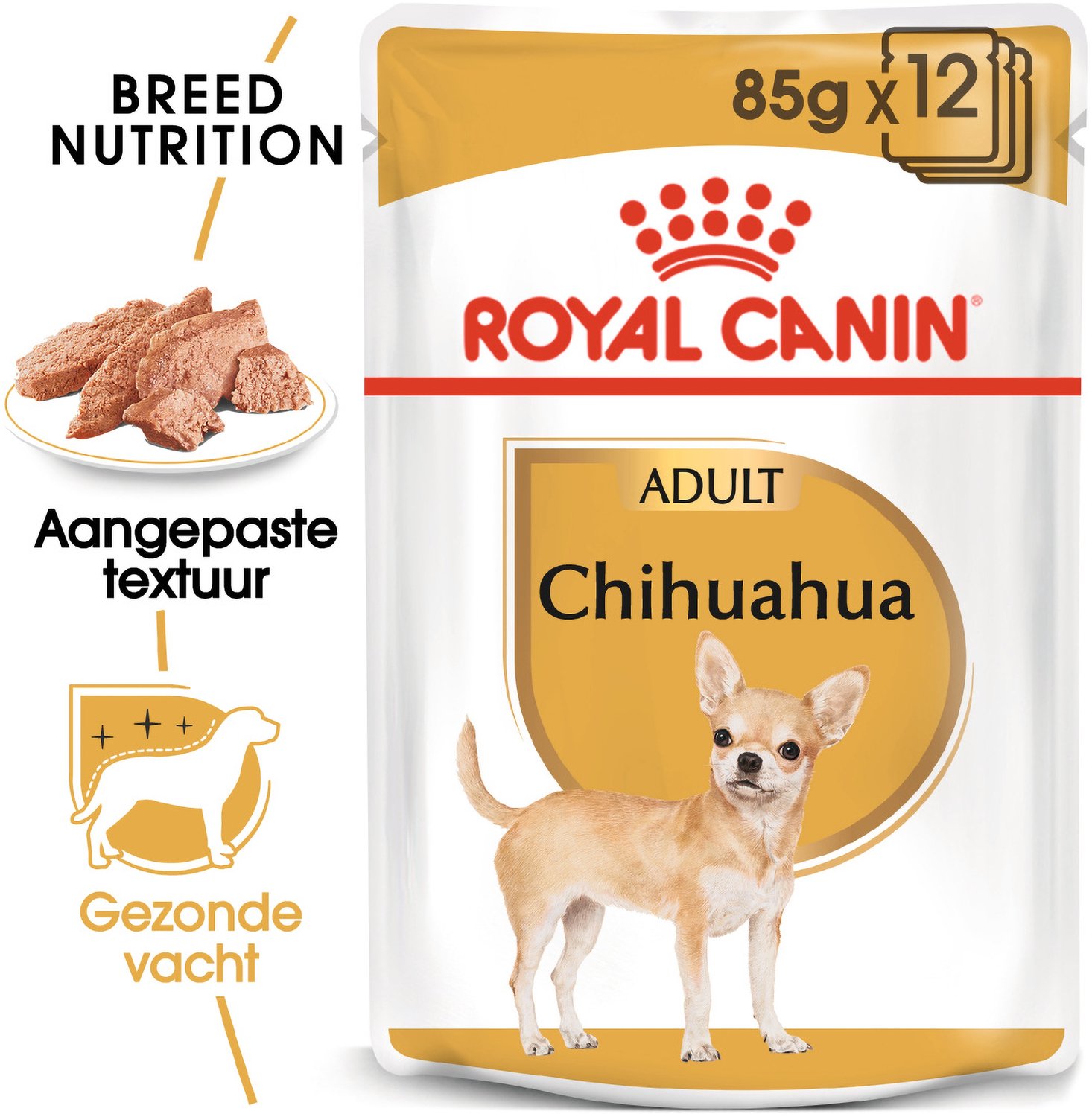 Royal Canin Breed Chihuahua Mousse - 48 x 85 g - Megapack