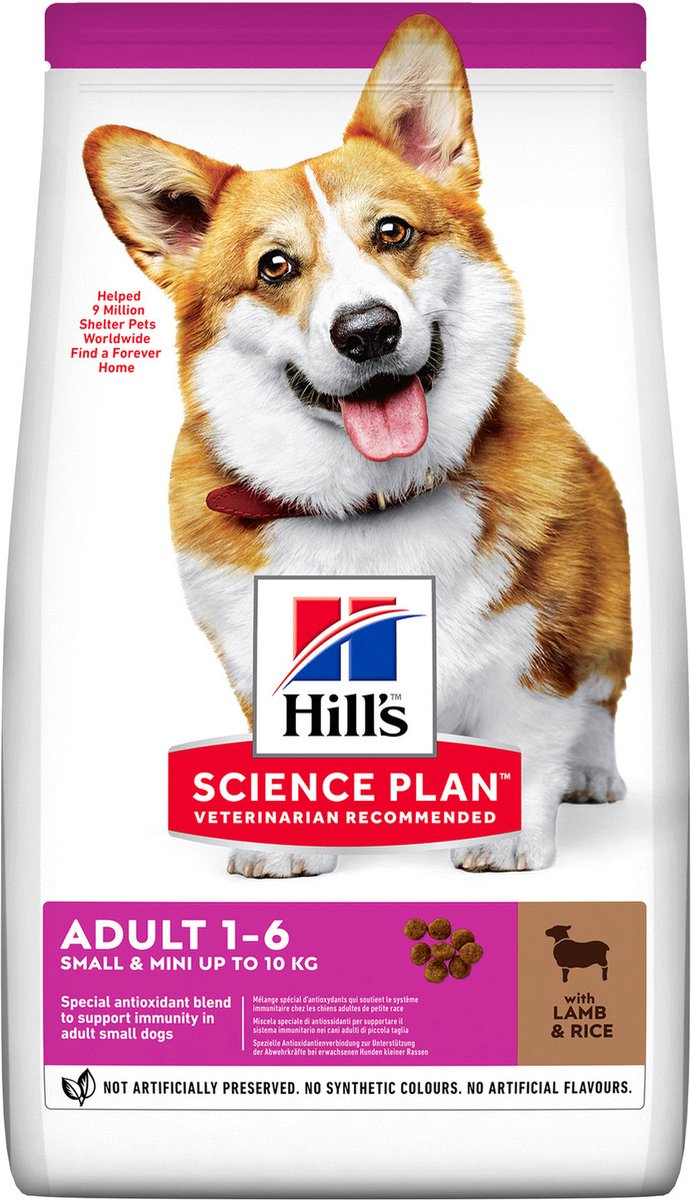 Hill's Science Plan Adult 1-6 Small & Mini cordero y arroz - 2 x 6 kg - Pack Ahorro