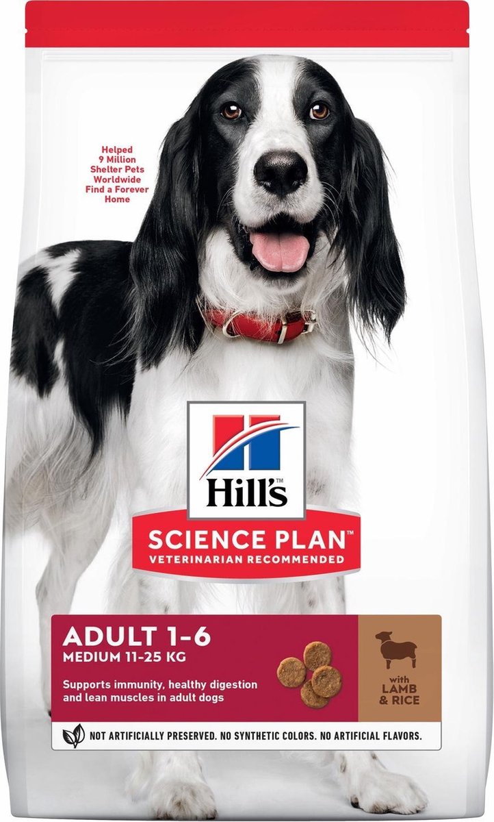 Hill's Science Plan Adult Medium con cordero y arroz - 18 kg